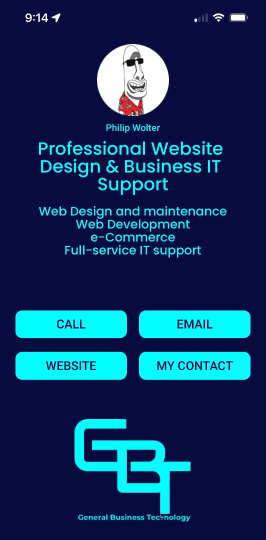 Business_card_GBT Genbiztek myQR Card digital business card